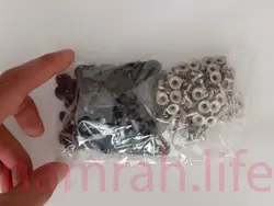 پرچ زیر و رو کف ( سیاه ) 12 پایه ( یک رو ) 9
