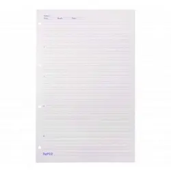 برگه کلاسوری دو خط  4 حلقه50برگ پاپکو