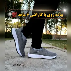 کفش اسپرت  کتونی پیاده روی  مردانه تنتاک قابل شستشو  طوسی روشن 3215