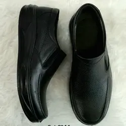 کفش چرم طبیعی مجلسی اداری  مردانه زیره طبی تزریق مستقیم قاپاق دار  2044