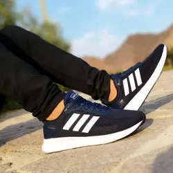 کفش مردانه پسرانه مدل اسپیسر مشکی سفید جدید و بروز با ارسال رایگان کد 3399