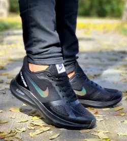 کفش کتونی اسپرت مردانه و پسرانه نایک اسپسر مشکی هولگرامی زیبا بااراسال رایگان