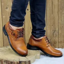 کفش اداری مجلسی مردانه چرم طبیعی تبریزبا کیفیت و پرطرفدار با ارسال رایگان