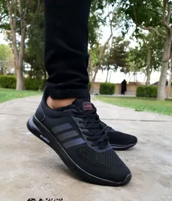 حراج ویژه کفش مردانه پسرانه مدل اسپیسر  مقاوممشکی تمام هولو گرامی با ارسال رایگان