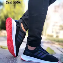 حراج ویژه کفش مردانه پسرانه مدل اسپیسر  جذاب و خاص مشکی هولوگرامی با ارسال رایگان