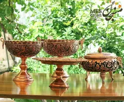 سرویس پذیرایی سیاه قلم مسی