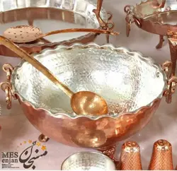 سرویس غذا خوری 18 نفره مسی