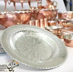 سرویس غذا خوری 18 نفره مسی