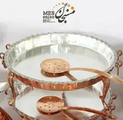 سرویس غذا خوری 18 نفره مسی