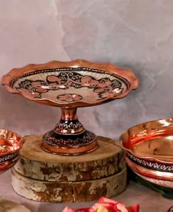 شیرینی خوری نقره کوب الماس