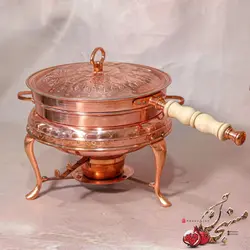 وارمر قلمکاری مسی چهار تیکه بزرگ