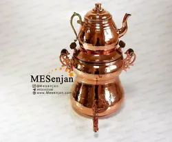 سماور روگازی قوری مسی