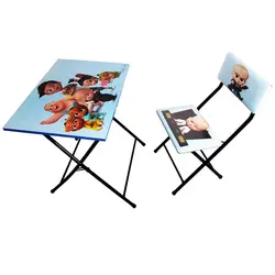 میز و صندلی تحریر تاشو فانتزی – طرح بچه رئیس