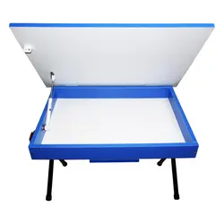 میز تحریر تاشو پایه کوتاه باکسدار فانتزی طرح بچه رئیس