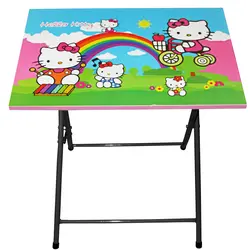 میز و صندلی تحریر تاشو فانتزی طرح کیتی 3