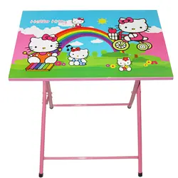 میز و صندلی تحریر تاشو فانتزی طرح کیتی 3