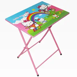 میز و صندلی تحریر تاشو فانتزی طرح کیتی 3