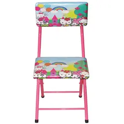 میز و صندلی تحریر تاشو فانتزی طرح کیتی 3