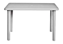 میز مستطیل باغی چهارپایه لوله ای مدل 514