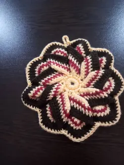 دستگیره ستاره 3 رنگ کاموا