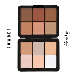 پالت کانتور و رژگونه خشک فیوچر میکاپ FUTURE MAKE UP powder palette