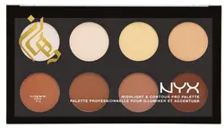 پالت کانتور خشک 8 رنگ نیکس NYX HIGHLIGHT & CONTOUR PRO PALETTE