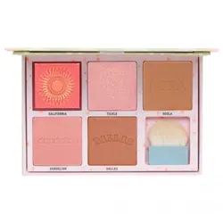 پالت رژگونه و هایلایتر بنفیت BENEFIT CHEEK LEADERS PINK SQUAD