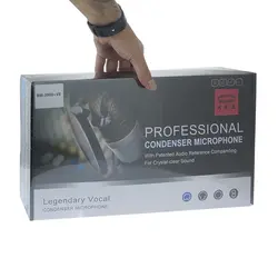 میکروفون استودیویی دراگون ساند مدل BM3000 همراه با کارت صدا