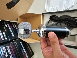 میکروفون تکی BM3000 همراه لرزه گیر و پاپ فیلتر