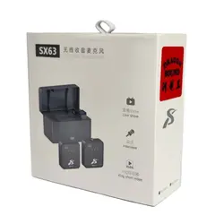 میکروفن بی‌سیم دوتایی مدل sx 63