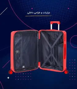 چمدان کانوود ژاپن - مدل مورانو سرخابی