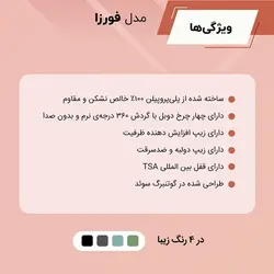 چمدان اکولاک ژاپن - مدل فورزا سبز