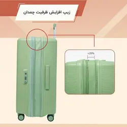 چمدان اکولاک ژاپن - مدل فورزا سبز