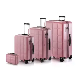 چمدان اکولاک ژاپن - مدل اسکوار Pro صورتی