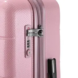 چمدان اکولاک ژاپن - مدل اسکوار Pro صورتی