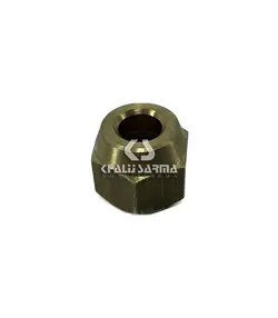 مهره برنجی مدل کستل castle سایز 1/2 به 5/8 اینچ (12 به 16 میلیمتر)