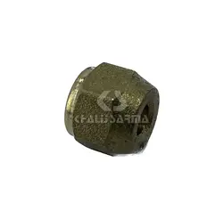مهره برنجی مدل کستل castle سایز 1/4 اینچ (6 میلیمتر)