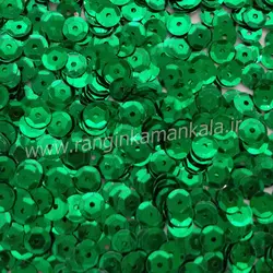 پولک گود بشقابی سبز ساده