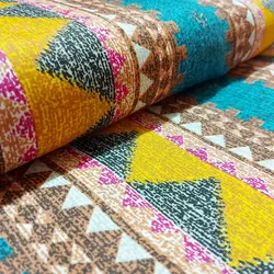 پارچه ملحفه ای عرض 2 متر پدیده نو طرح سنتی گبه پترول