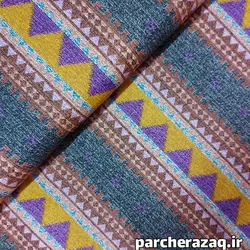 پارچه ملحفه ای عرض 2 متر پدیده نو طرح سنتی گبه طوسی