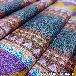 پارچه ملحفه ای عرض 2 متر پدیده نو طرح سنتی گبه طوسی