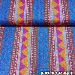 پارچه ملحفه ای عرض 2 متر پدیده نو طرح سنتی گبه آبی