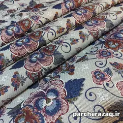 پارچه روفرشی جاجیم طرح گلستان عرض 2 متر