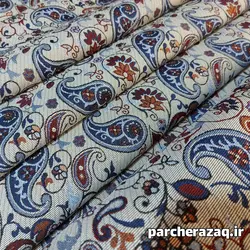 پارچه روفرشی جاجیم طرح بته جغه عرض2 متر