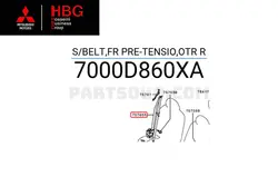 کمربند ايمني جلو راست_ASX