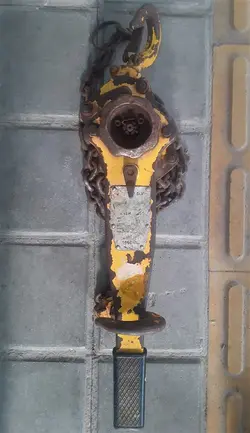 پولیفت جیم پلاک تیفور زنجیری ۱.۵ تن ایتالیا اصلی مدل TIKARA ITALY استوک