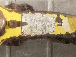 پولیفت جیم پلاک تیفور زنجیری ۱.۵ تن ایتالیا اصلی مدل TIKARA ITALY استوک