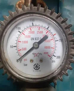 مانومتر آرگون و co2 توان جم تک فلومتر مدل TJI0202 استوک