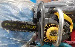 اره موتوری زنجیری بنزینی EAGER BEAVER سوئد اصلی تیغه ۲۵ سانت مدل 130Y استوک