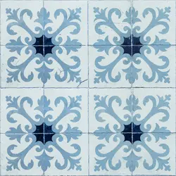 پوستر کاغذ دیواری طرح کاشی رنگ آبی کد ۳۰۰۰۰۱۴ آلبوم تایلز